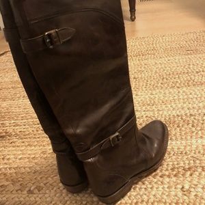 Frye Tall Brown Leather Boots